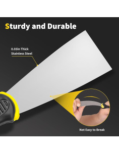 Juego de Espátulas Beyotool 4 Piezas Acero Inoxidable 2-5 cm 2