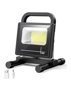 Luz de trabajo LED TOPRATED recargable 1600 lúmenes IP66