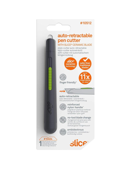 Cortador de Tubería Slice 10512, Cuchilla Cerámica Retráctil