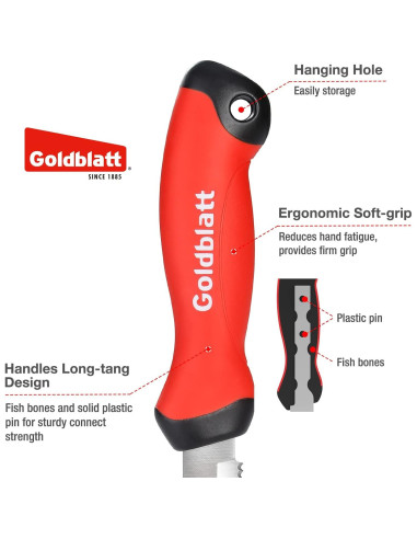 Cuchillo de Linóleo Goldblatt 22.54 cm Acero Inoxidable Antideslizante