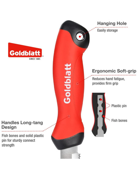 Cuchillo de Linóleo Goldblatt 22.54 cm Acero Inoxidable Antideslizante