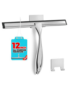Limpiaparabrisas de Ducha 30.48 cm ALFLOD Acero Inoxidable Plata