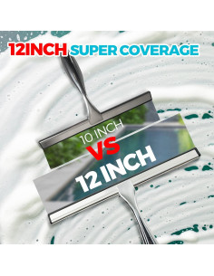 Limpiaparabrisas de Ducha 30.48 cm ALFLOD Acero Inoxidable Plata 2