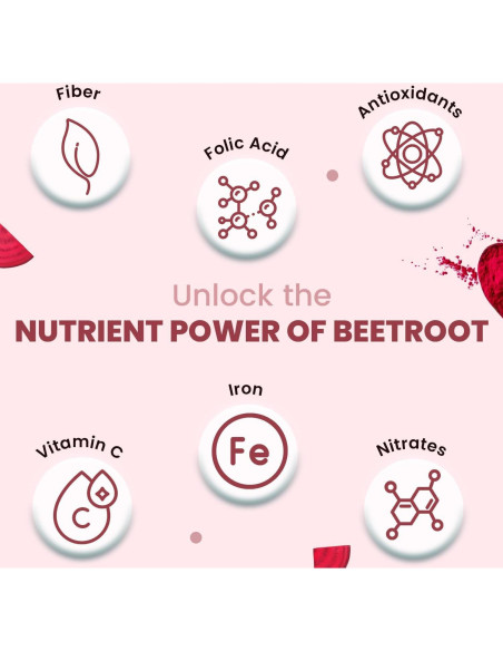 Polvo de Remolacha Natural NK 100g - Antioxidantes para Piel y Cabello