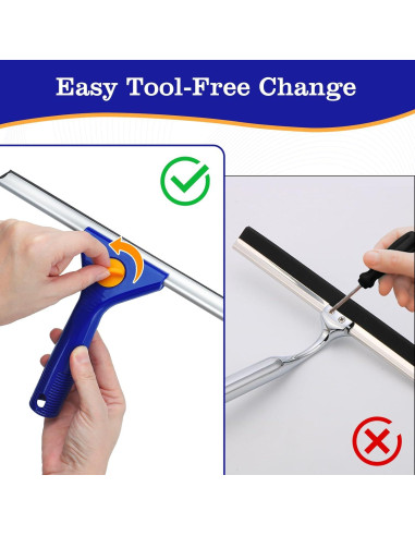 Limpiaparabrisas de Ventana KalTell 18" y 12" Intercambiables