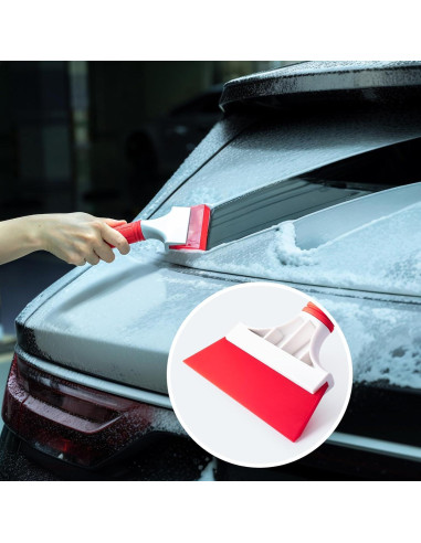 Limpiaparabrisas FOSHIO 2 Pack 5" y 2" Goma Antideslizante