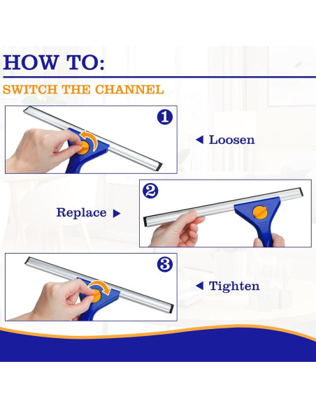 Limpiaparabrisas de Ventana KalTell 18" y 12" Intercambiables