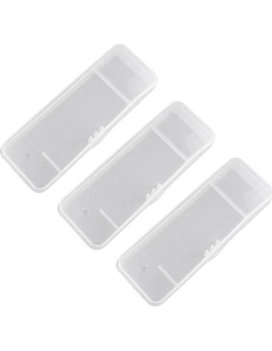 Paquete de 3 Estuches de Afeitar Manuales TorSor 15x5.3cm