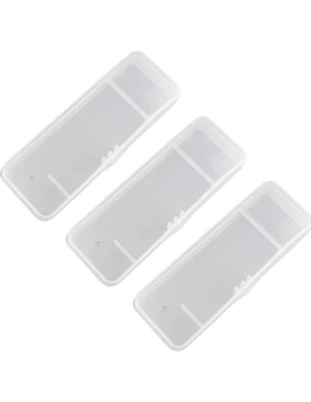 Paquete de 3 Estuches de Afeitar Manuales TorSor 15x5.3cm