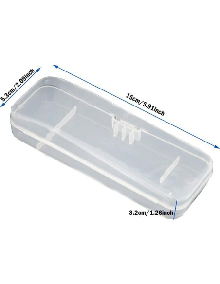 Paquete de 3 Estuches de Afeitar Manuales TorSor 15x5.3cm