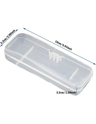 Paquete de 3 Estuches de Afeitar Manuales TorSor 15x5.3cm