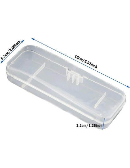 Paquete de 3 Estuches de Afeitar Manuales TorSor 15x5.3cm