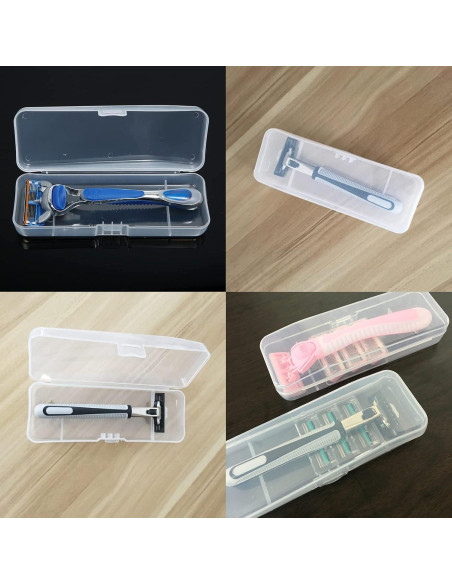 Paquete de 3 Estuches de Afeitar Manuales TorSor 15x5.3cm