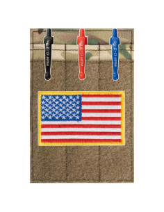 Soporte de Bolígrafo Táctico VEPKOIT OCP Multicam 15x10 cm