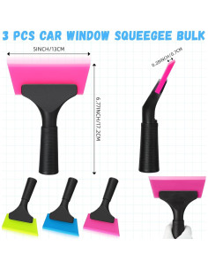 Limpiaparabrisas de Ventana Datanly 3 Pcs Silicona 12.7 cm 2