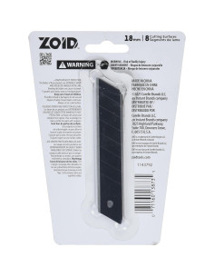 Recarga de Cuchillas Zoid 18mm Acero Carbono Paquete 5 2