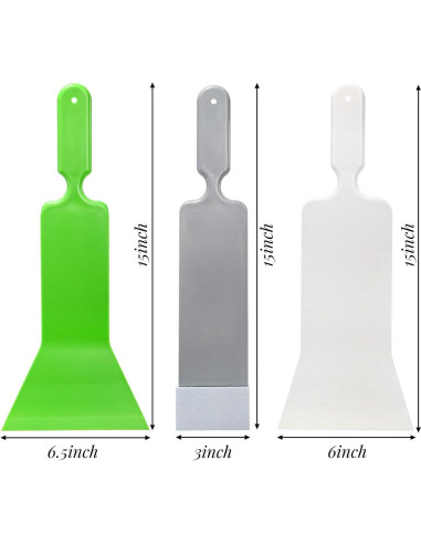 Juego de 3 herramientas para tintar ventanas ZAVOOS - Limpieza eficiente