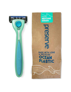 Afeitadora Preserve POPi Shave 5 Cuchillas Verde Neptuno