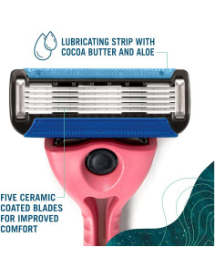 Afeitadora Preserve POPi Shave 5 Cuchillas Verde Neptuno 2