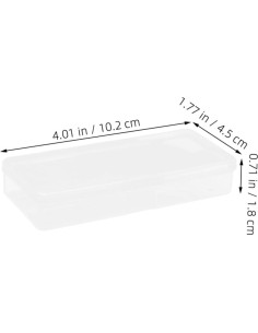 Caja de Desecho de Cuchillas de Afeitar Ipetboom 5 Piezas 10.2x4.5cm 2