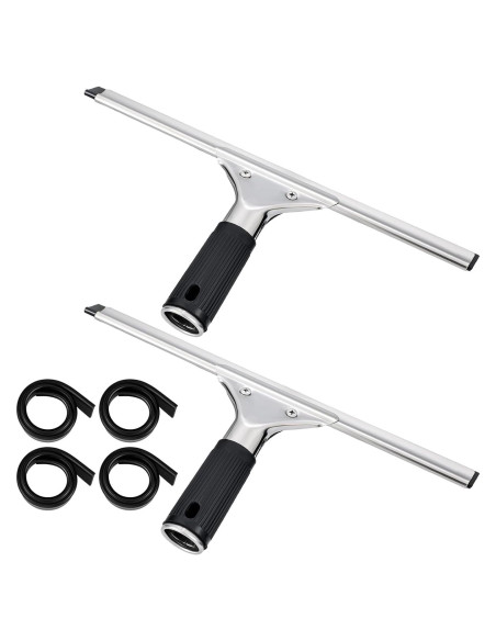 Juego de Limpiaparabrisas de Ventana Yoande 30 cm Acero Inoxidable