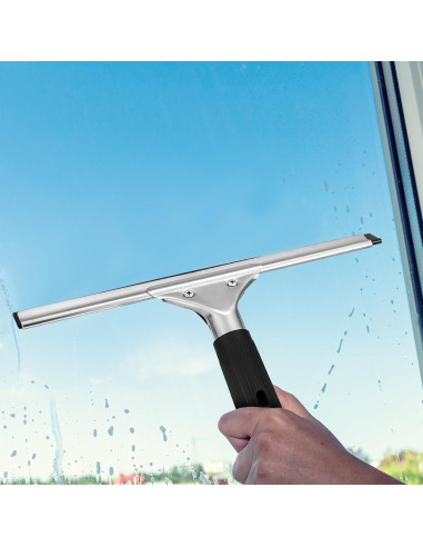 Juego de Limpiaparabrisas de Ventana Yoande 30 cm Acero Inoxidable