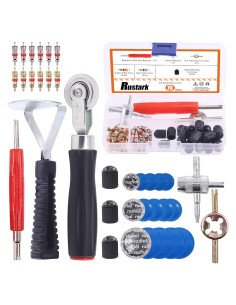 Kit de Reparación de Neumáticos 70 Piezas Rustark - Parche y Herramientas