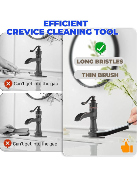 Juego de 10 cepillos de limpieza Mgitecy para rincones