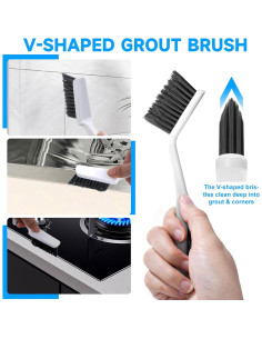 Juego de cepillos de limpieza 14 piezas Agotglmi 2