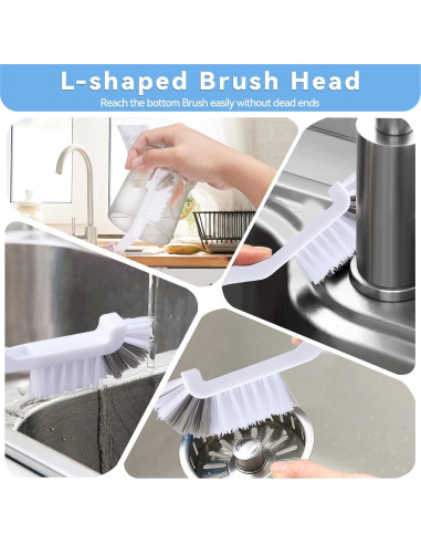 Juego de Cepillos de Limpieza DEPOVTE 13 Piezas Cerdas Duras