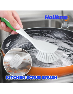 Holikme 6 Piezas Cepillos de Limpieza de Cocina Verde 2