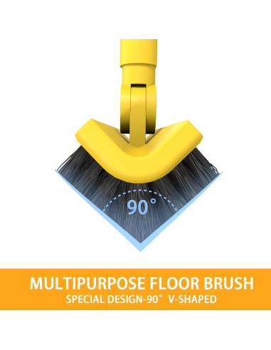 Cepillo de Lechada DYMOLL en V y Limpiaparabrisas 42.9 cm