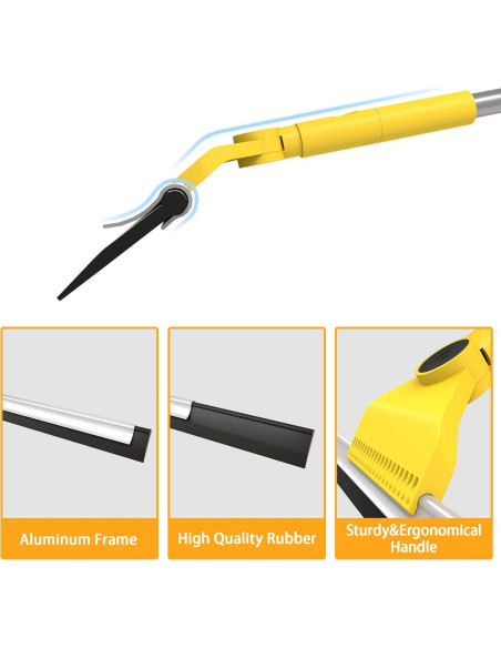 Cepillo de Lechada DYMOLL en V y Limpiaparabrisas 42.9 cm Cepillo de Lechada DYMOLL en V y Limpiaparabrisas 42.9 cm