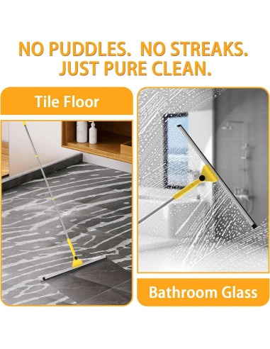 Cepillo de Lechada DYMOLL en V y Limpiaparabrisas 42.9 cm