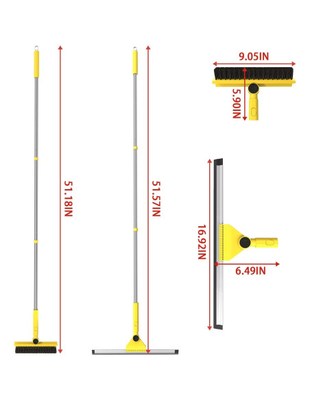 Cepillo de Lechada DYMOLL en V y Limpiaparabrisas 42.9 cm Cepillo de Lechada DYMOLL en V y Limpiaparabrisas 42.9 cm