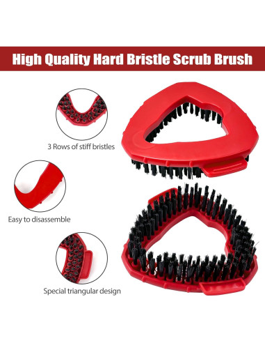 Cabezal de Repuesto para Cepillo de Fregar Puiuisoul 2 Paquetes