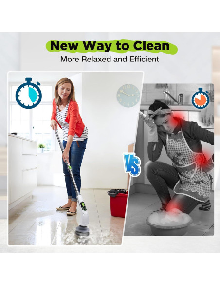 Cepillo Eléctrico Giratorio WORKPRO Inalámbrico 3 Velocidades