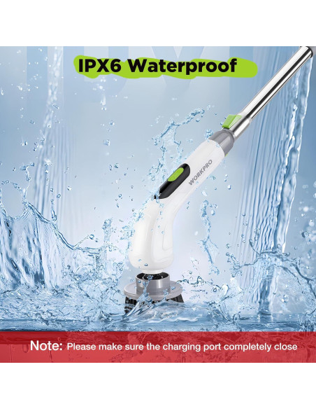 Cepillo Eléctrico Giratorio WORKPRO Inalámbrico 3 Velocidades