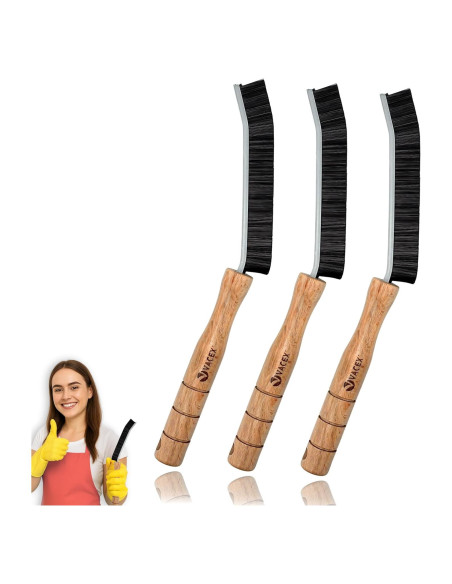 Cepillo de Limpieza de Ranuras VACEXT - 3 Unidades Cerdas Duras Cepillo de Limpieza de Ranuras VACEXT - 3 Unidades Cerdas Duras