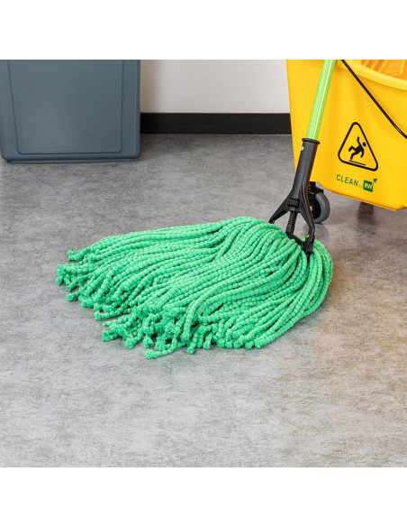 Cabezal de Mopa Húmeda Clean Tek 24 oz Microfibra Verde