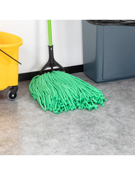 Cabezal de Mopa Húmeda Clean Tek 24 oz Microfibra Verde