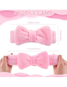 50 Bandas de Spa Rosa Wavyknot con Lazo Desmontable 2