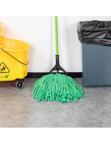 Cabezal de Mopa Húmeda Clean Tek 24 oz Microfibra Verde