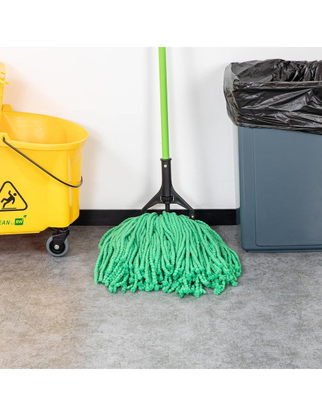 Cabezal de Mopa Húmeda Clean Tek 24 oz Microfibra Verde
