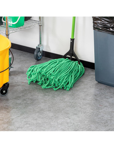 Cabezal de Mopa Húmeda Clean Tek 24 oz Microfibra Verde