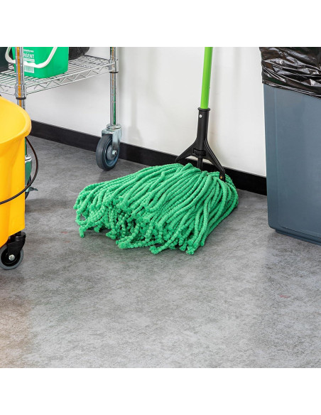 Cabezal de Mopa Húmeda Clean Tek 24 oz Microfibra Verde