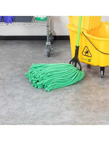 Cabezal de Mopa Húmeda Clean Tek 24 oz Microfibra Verde
