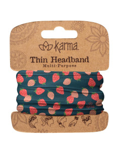 Diadema delgada de tela Karma para mujeres - Estilo versátil