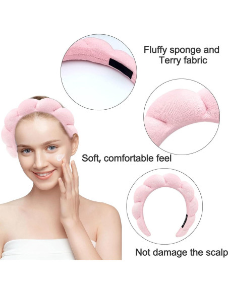 Conjunto Diadema y Muñequera Ravakeny para Cuidado de Piel