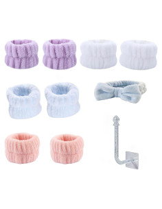 Toallas de Muñeca ZFIPA para Lavar la Cara 4 Colores Absorbentes